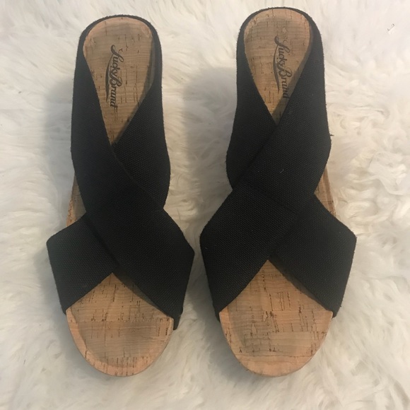 Lucky Brand Shoes - Lucky Brand Cork Style Platform